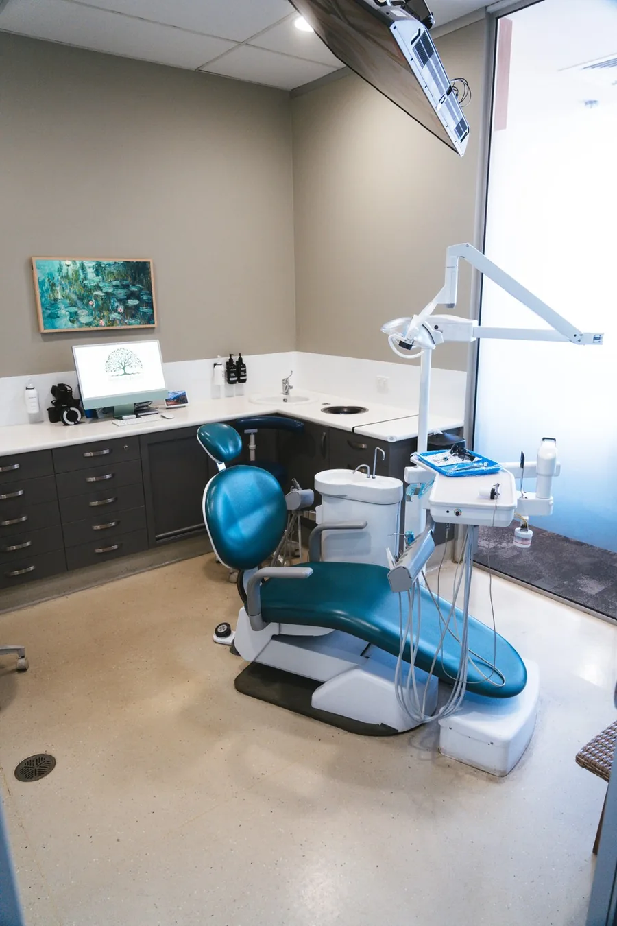 A calm, modern treatment room at Southside Dental Toowoomba